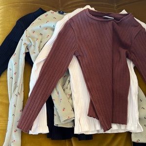 Zara and gap bundle long sleeved shirts READ DESCRIPTION